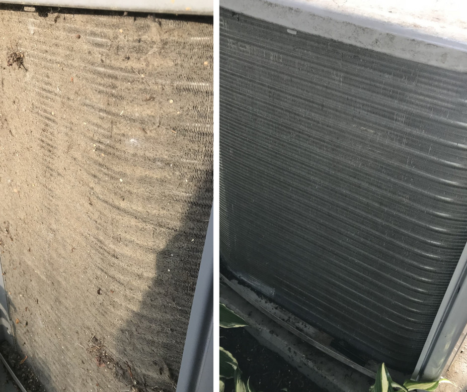 ac repair before after